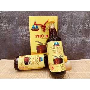 Nước mắm CỐT Phú Hà 43N - Hộp 2 Chai Thủy Tinh 510ml - Đặc sản Phú Quốc