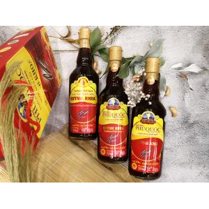 Nước Mắm Truyền Thống Cốt Nhĩ Huỳnh Khoa 43 đạm - Chai 500 ml - Hộp 2 chai